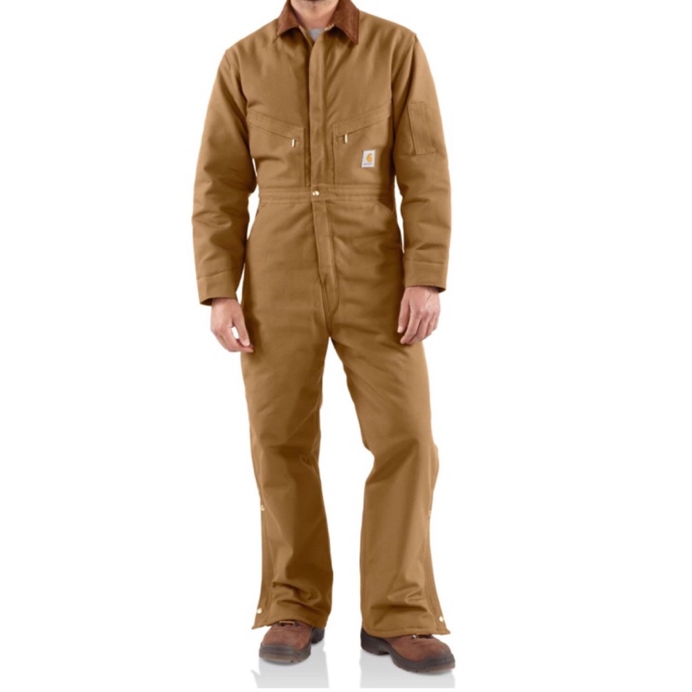Carhartt Coveralls Quilt Lined 34 Regular NWT